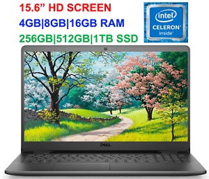 2021 Newest Dell Inspiron 3510 15.6″ HD Laptop, Intel Celeron N4020 Processor, 8GB DDR4 RAM, 128GB PCIe SSD, Webcam, WiFi, HDMI, Bluetooth, Windows 11 Home, Black