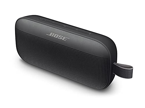 Bose SoundLink Flex Bluetooth Portable Speaker, Wireless Waterproof Speaker for Outdoor Travel – Black