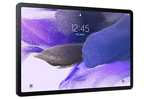 Galaxy Tab S7 FE 2021 Android Tablet 12.4” Screen WiFi 64GB S Pen Included Long-Lasting Battery Powerful Performance, Mystic Black
