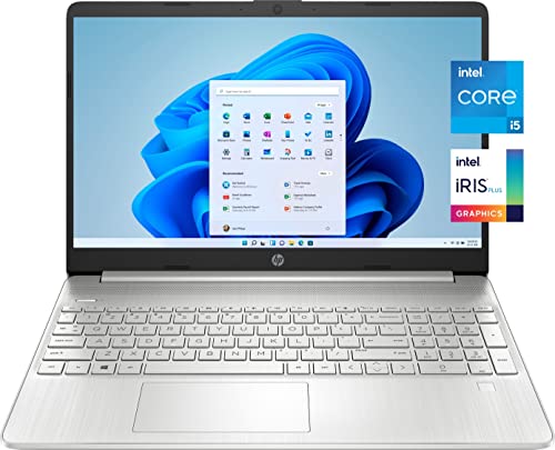 HP Pavilion 15 Laptop, 15.6″ FHD IPS Anti-Glare Display, 11th Gen Intel Core i5-1135G7, Intel Iris Xe Graphics, 16 GB RAM, 512 GB PCIe SSD, Long Battery Life, Fingerprint Reader, Silver, Windows 10