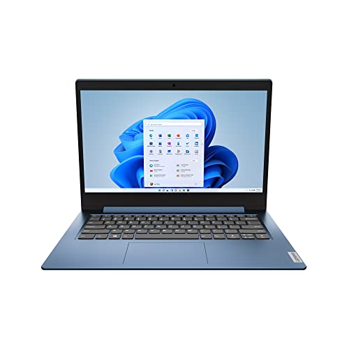 Lenovo IdeaPad 1 14 14.0″ Laptop, 14.0″ HD (1366 x 768) Display, Intel Celeron N4020 Processor, 4GB DDR4 RAM, 64 GB SSD Storage, Intel UHD Graphics 600, Win 10 in S Mode, 81VU0079US, Ice Blue
