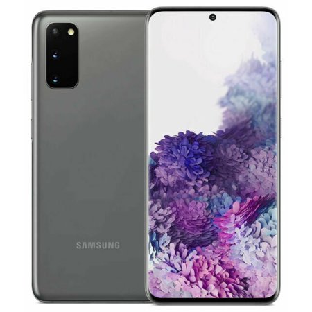 Samsung Galaxy S20 5G, 128GB, Cosmic Gray – Unlocked (Renewed)