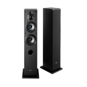 Sony SS-CS3 3-Way 4-Driver Floor-Standing Speaker – Pair (Black)