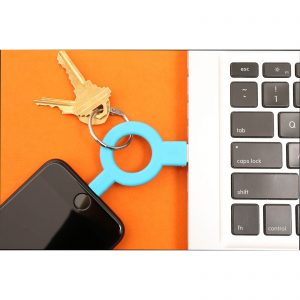 Charge And Sync Keychain Blue