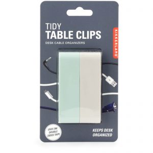 Kikkerland Tidy Table Clips